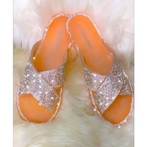 Rhinestone sandals